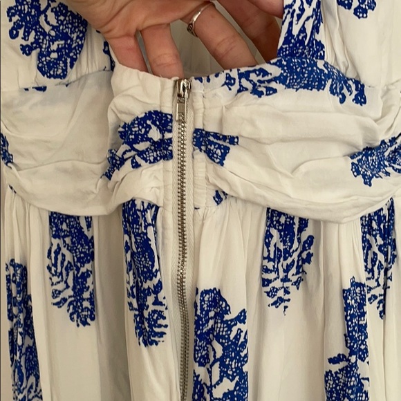 Low v delft print dress - lookbook store - Picture 4 of 4